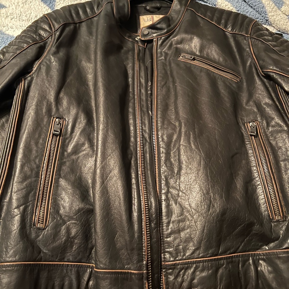 Wilson’s leather men’s jacket new with tags 3xl